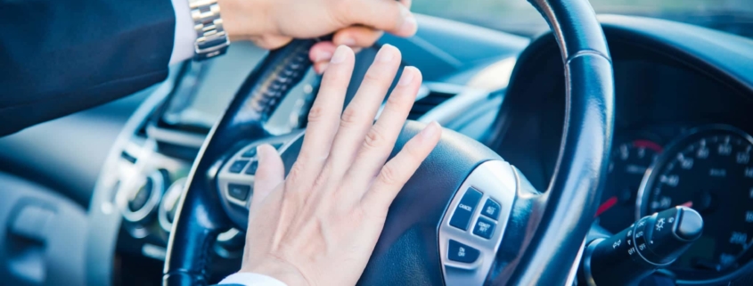 injured by an aggressive driver