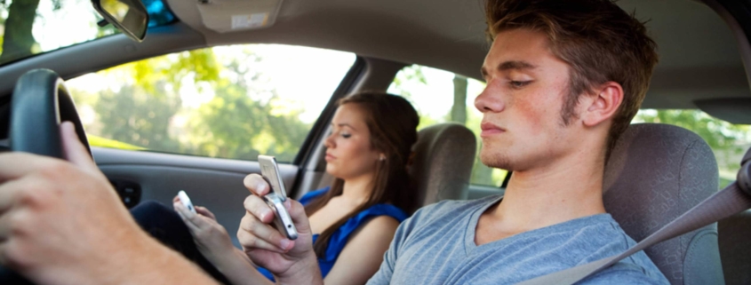 teen drivers and distractions in Virginia